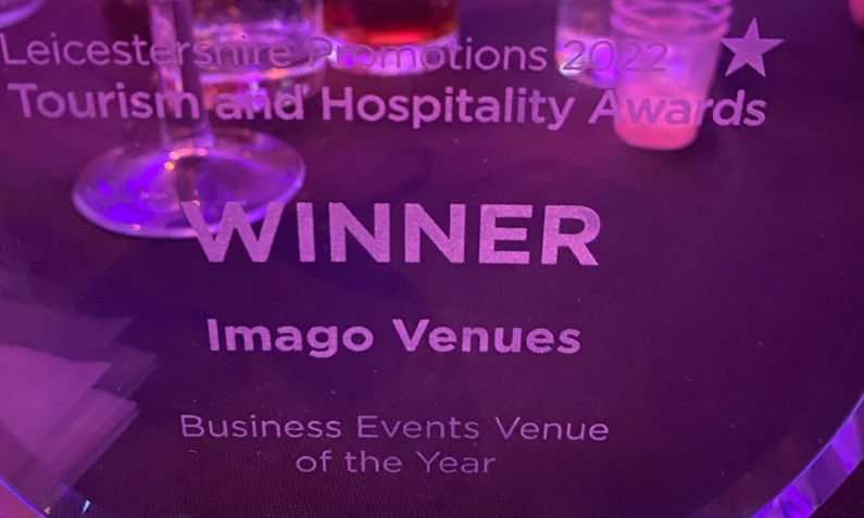 
Imago Venues Wins Best Business Events Venue Of The Year
